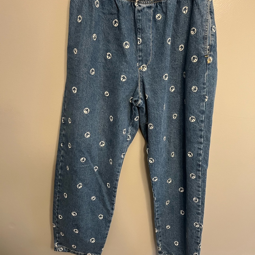 BDG Blue Denim with White Stitching